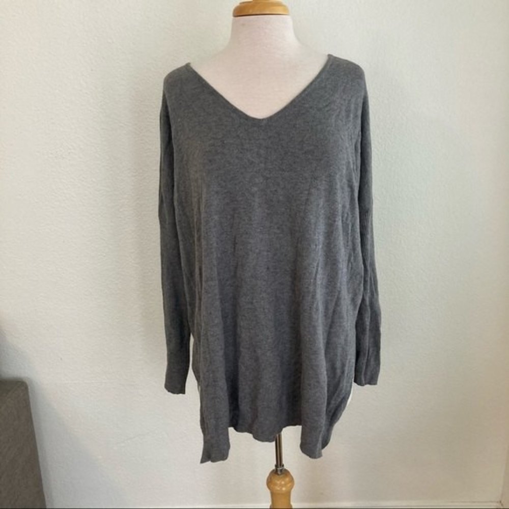 Lovestitch vneck oversized tunic boho sweater modal